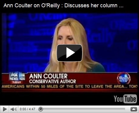 Read more about the article Only Ann Coulter could make Bill O’Reilly sound incredibly reasonable