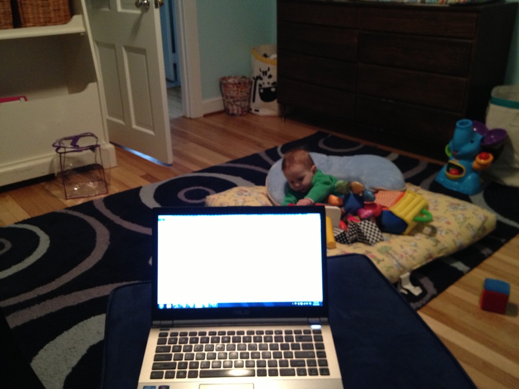 Read more about the article When do I write? In the cracks between my toddler’s poops and my wife’s contractions.