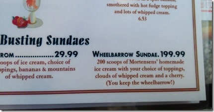 Read more about the article The $199.99 Wheelbarrow Sundae: Who is with me?