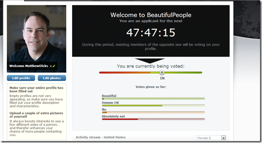 Read more about the article I applied for BeautifulPeople.com, a social network for only the most beautiful of people. Here are the results of the voting.