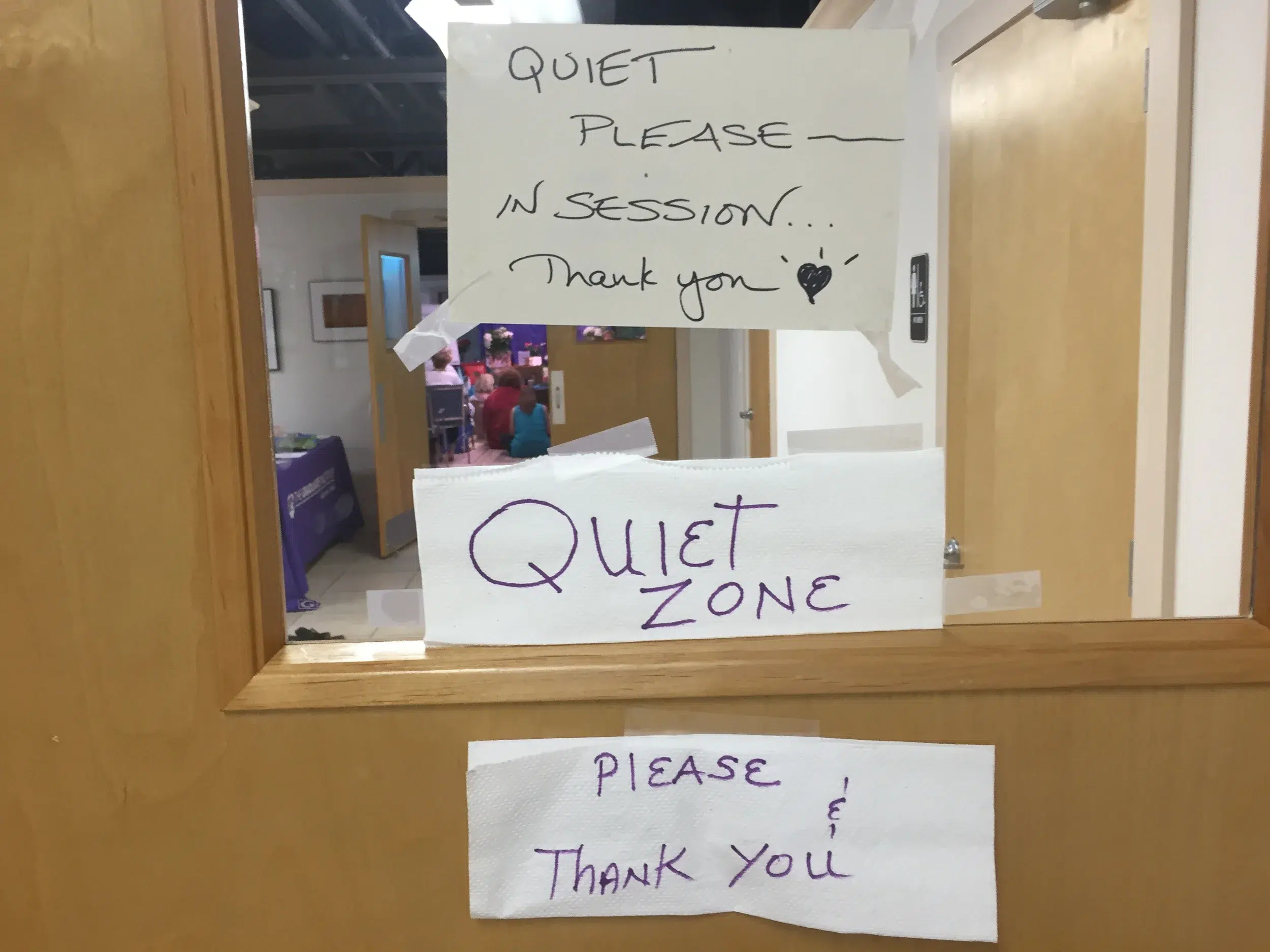 Read more about the article If you want us to be quiet, please ask quietly.