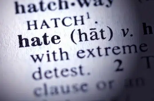 Read more about the article “Hate is a strong word.” It’s also not so strong a word. So let’s stop saying otherwise.