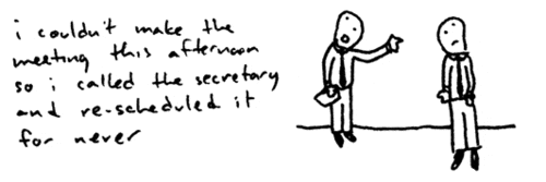 Read more about the article I hate meetings this much.