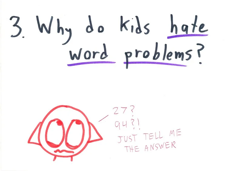 Read more about the article Teachers: Stop assigning word problems. It’s a problem.