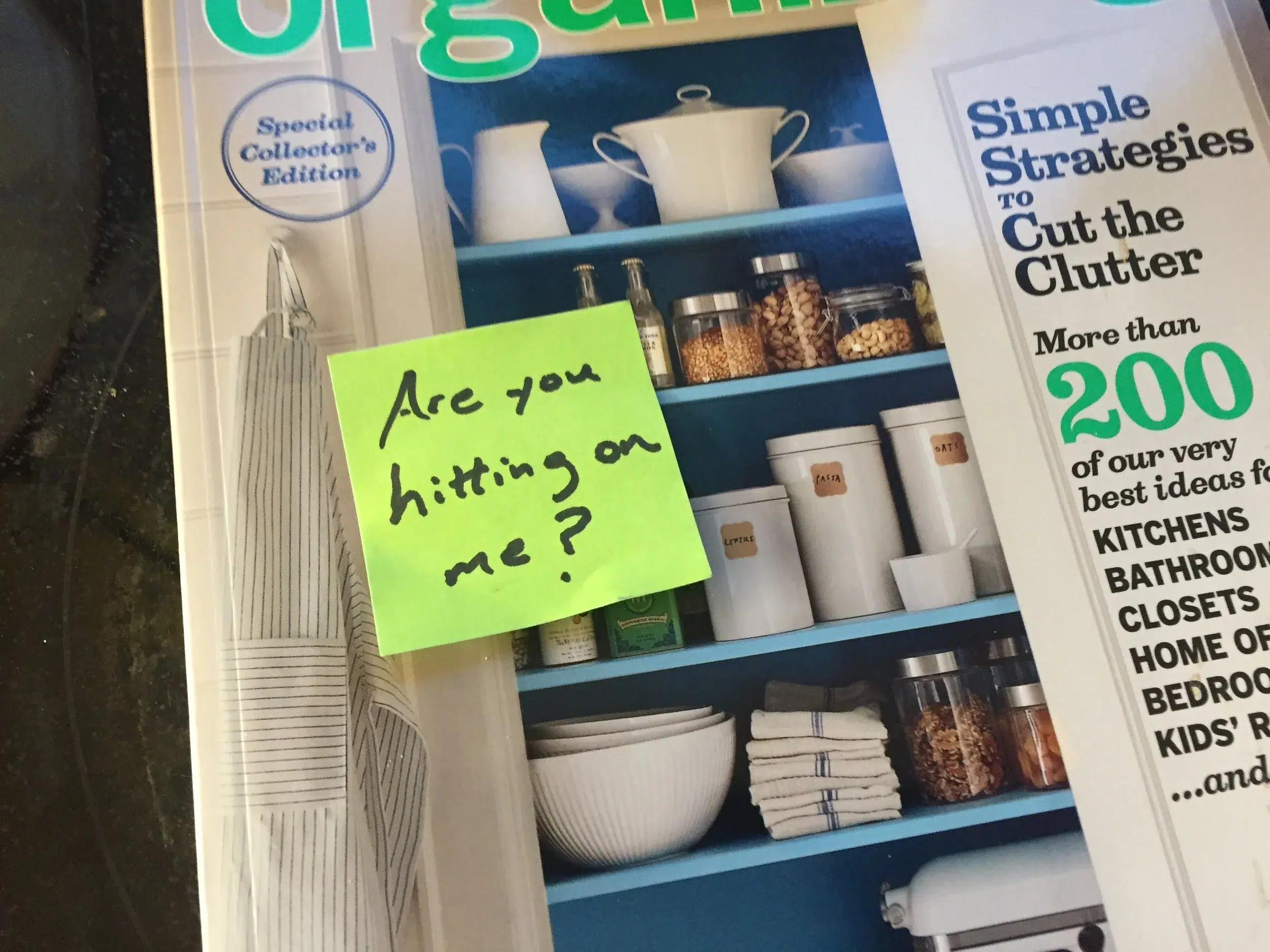 Read more about the article I think my wife is hitting on me.