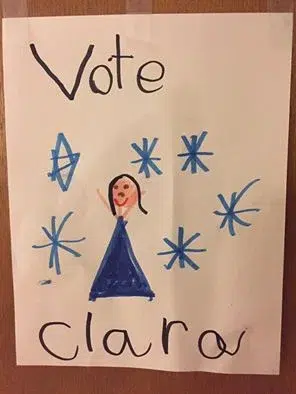 Read more about the article Disillusioned by the Presidential election this year? Vote for Clara.