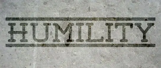Read more about the article Humility is lovely and oftentimes lacking in this world