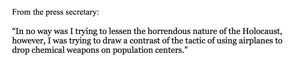 Read more about the article The one thing about Sean Spicer’s recent bout of stupidity that I haven’t heard mentioned