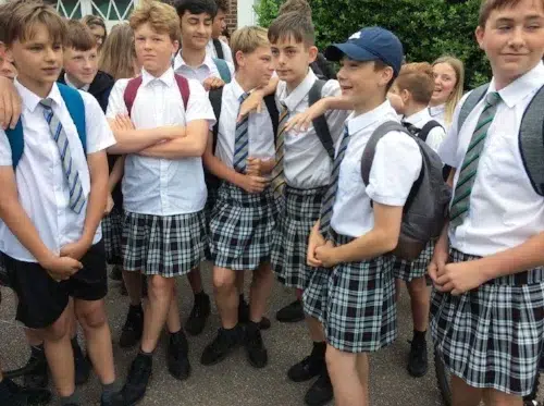 Read more about the article Boys in skirts
