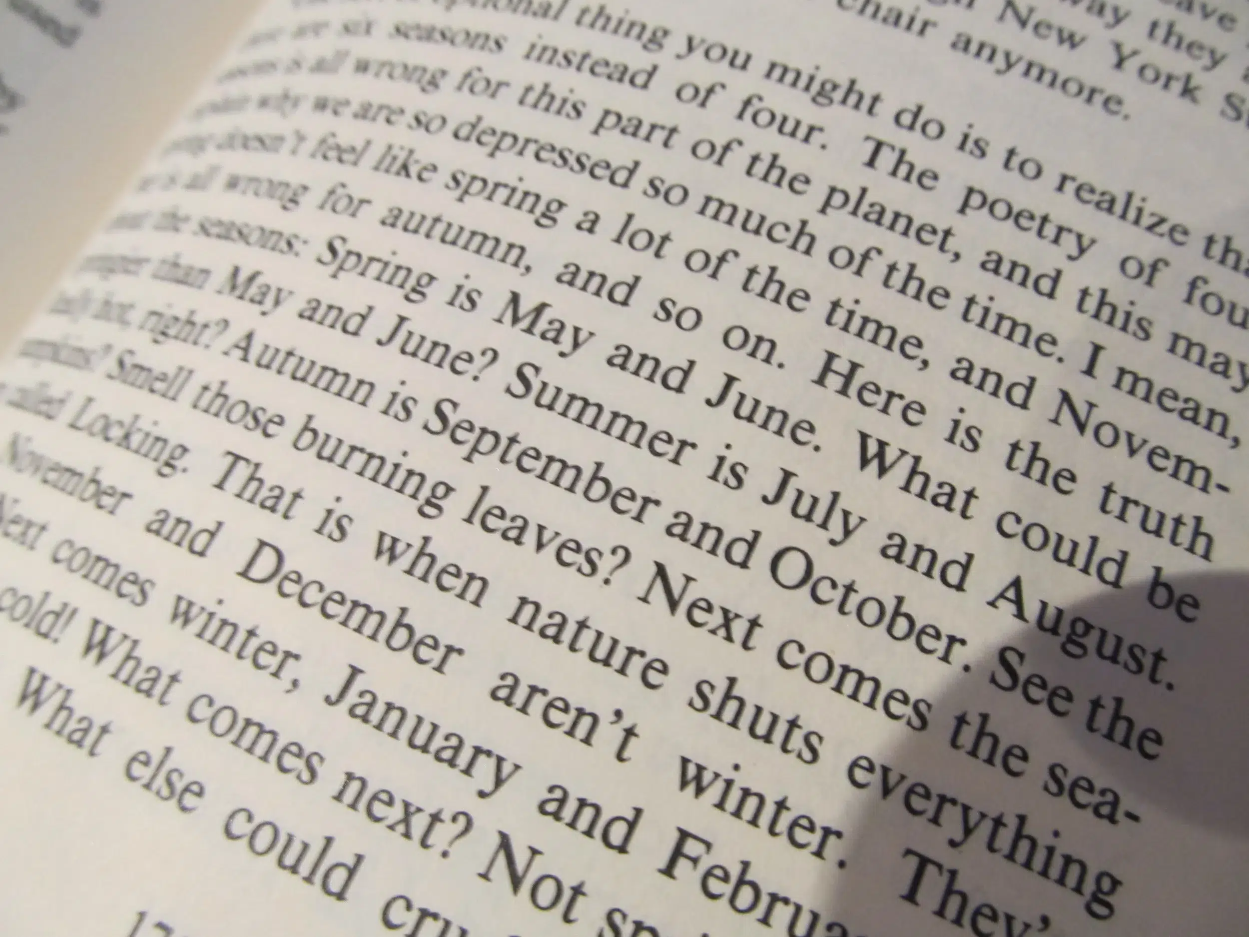 Read more about the article There are six seasons. Not four.