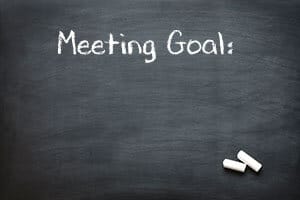 Read more about the article Your meeting or workshop begins with a list of goals? Examine them carefully.