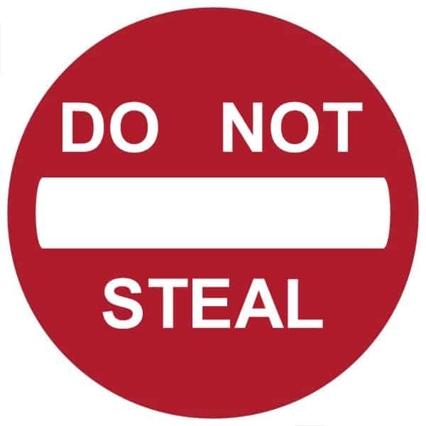 Read more about the article Thou shall not steal