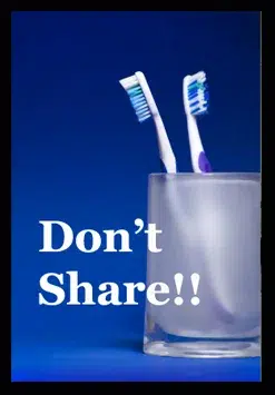 Read more about the article Would you share your toothbrush with a loved one? Or anyone?